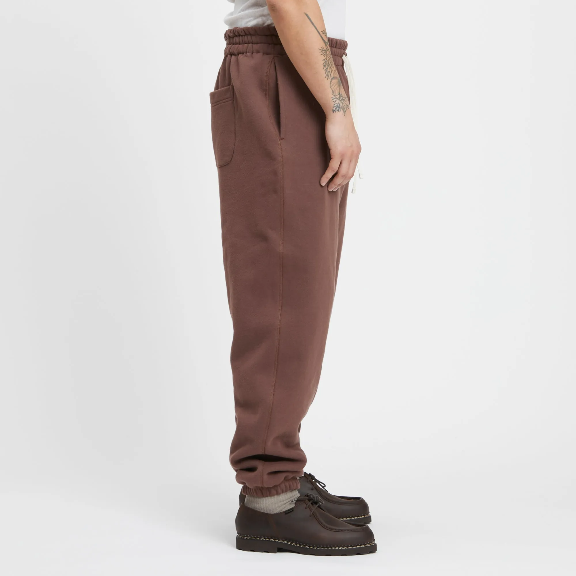 Alston Sweatpant - Brown Cotton Fleece sold by S.K. Manor Hill product image thumbnail 4