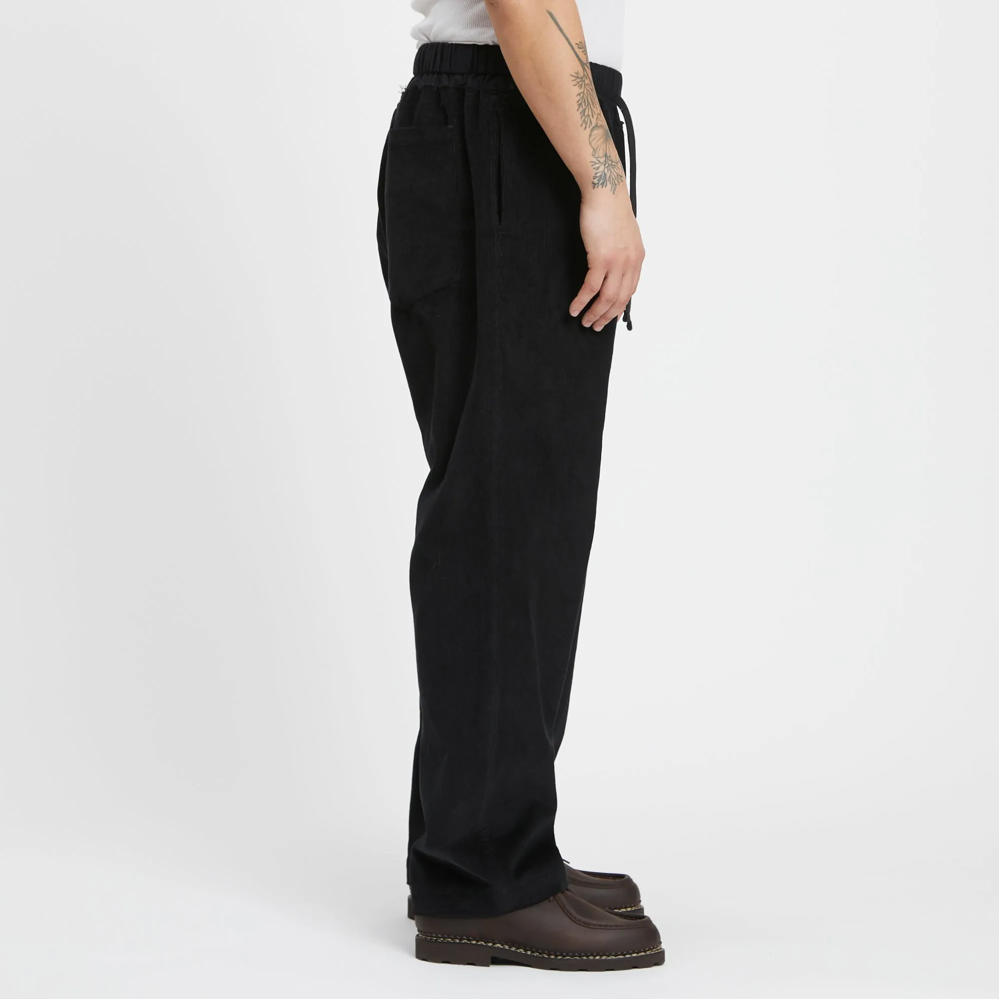 Nest Pant - Black Cotton Corduroy sold by S.K. Manor Hill product image thumbnail 4