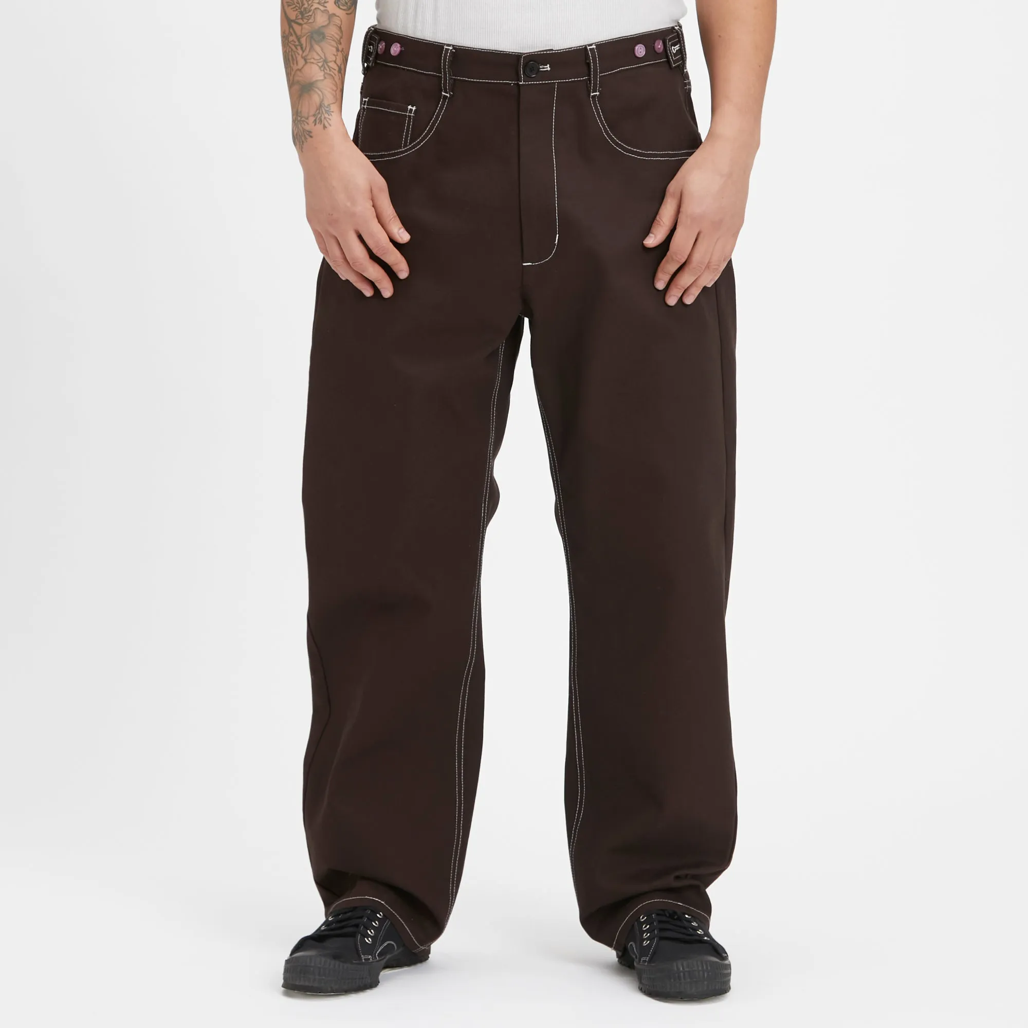 Mason Pant - Brown 12 oz Duck Cotton Canvas sold by S.K. Manor Hill product image thumbnail 3