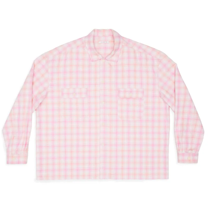 Park Shirt/Jacket - Pink Plaid Cotton made by S.K. Manor Hill