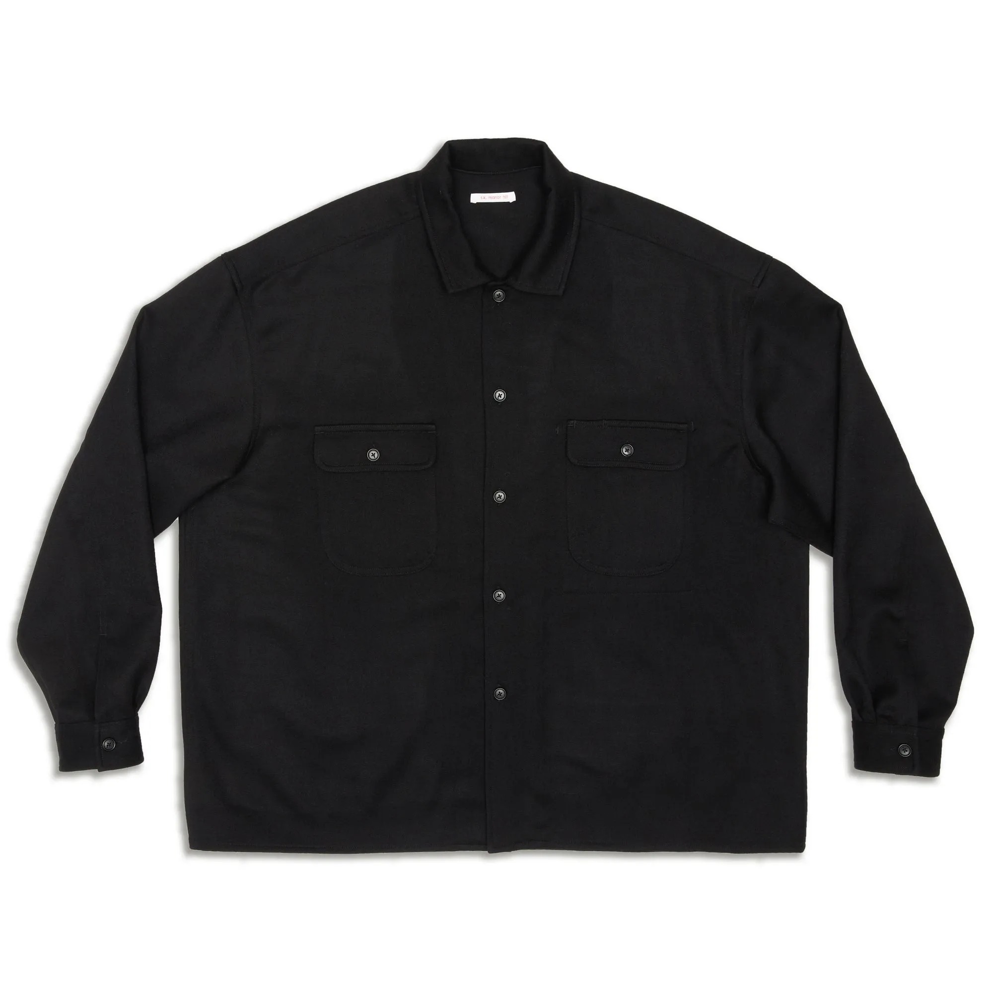 Park Shirt/Jacket - Black Wool sold by S.K. Manor Hill