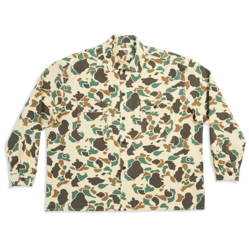 Park Shirt/Jacket - Camo Cotton sold by S.K. Manor Hill