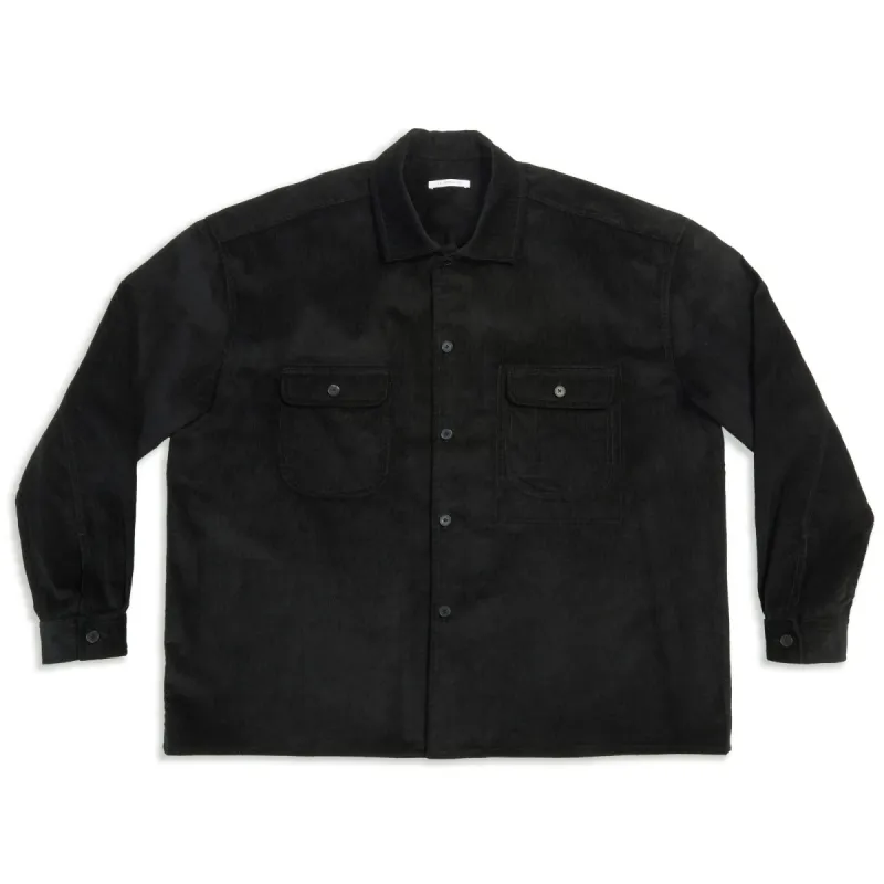 Park Shirt/Jacket - Black Cotton Corduroy sold by S.K. Manor Hill