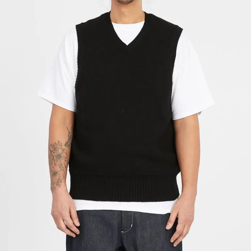 Sweater Vest - Black Cotton sold by S.K. Manor Hill product image thumbnail 3