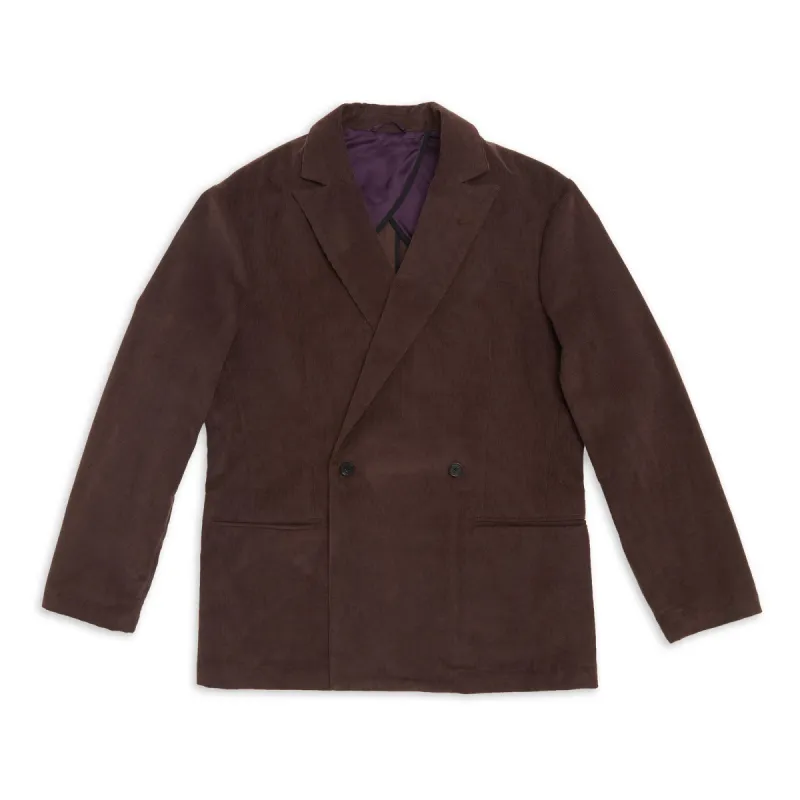Darwin Blazer - Brown Cotton Corduroy sold by S.K. Manor Hill
