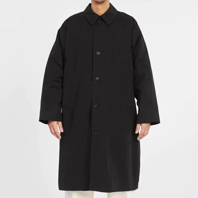 Mountain Trench Coat - Black Waxed Cotton/Nylon WR sold by S.K. Manor Hill product image thumbnail 3