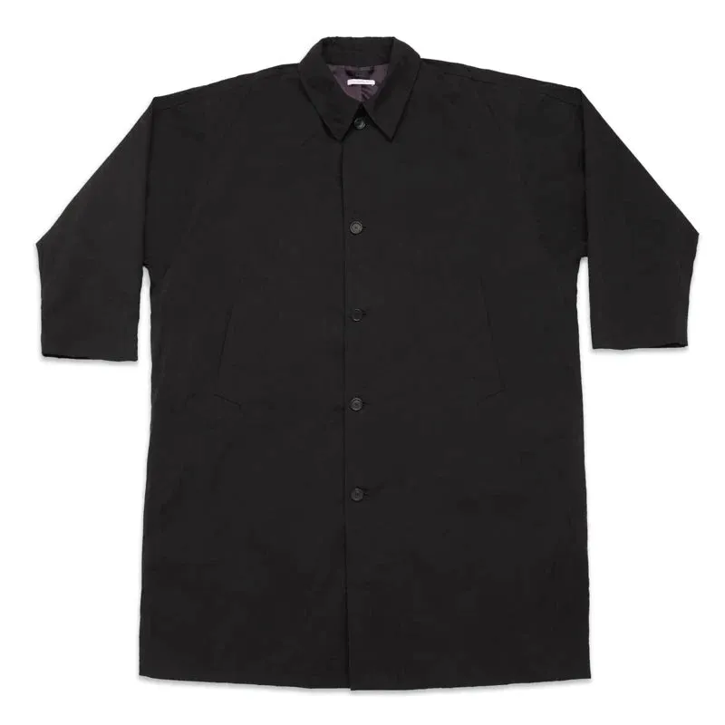 Mountain Trench Coat - Black Waxed Cotton/Nylon WR sold by S.K. Manor Hill
