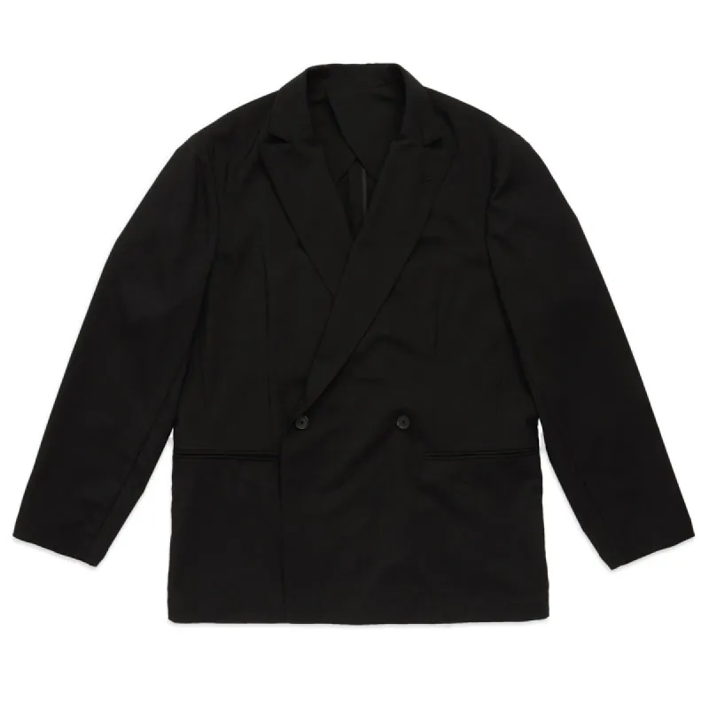 Darwin Blazer - Black Tropical Wool sold by S.K. Manor Hill