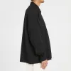 Park Shirt/Jacket - Black Tropical Wool sold by S.K. Manor Hill
