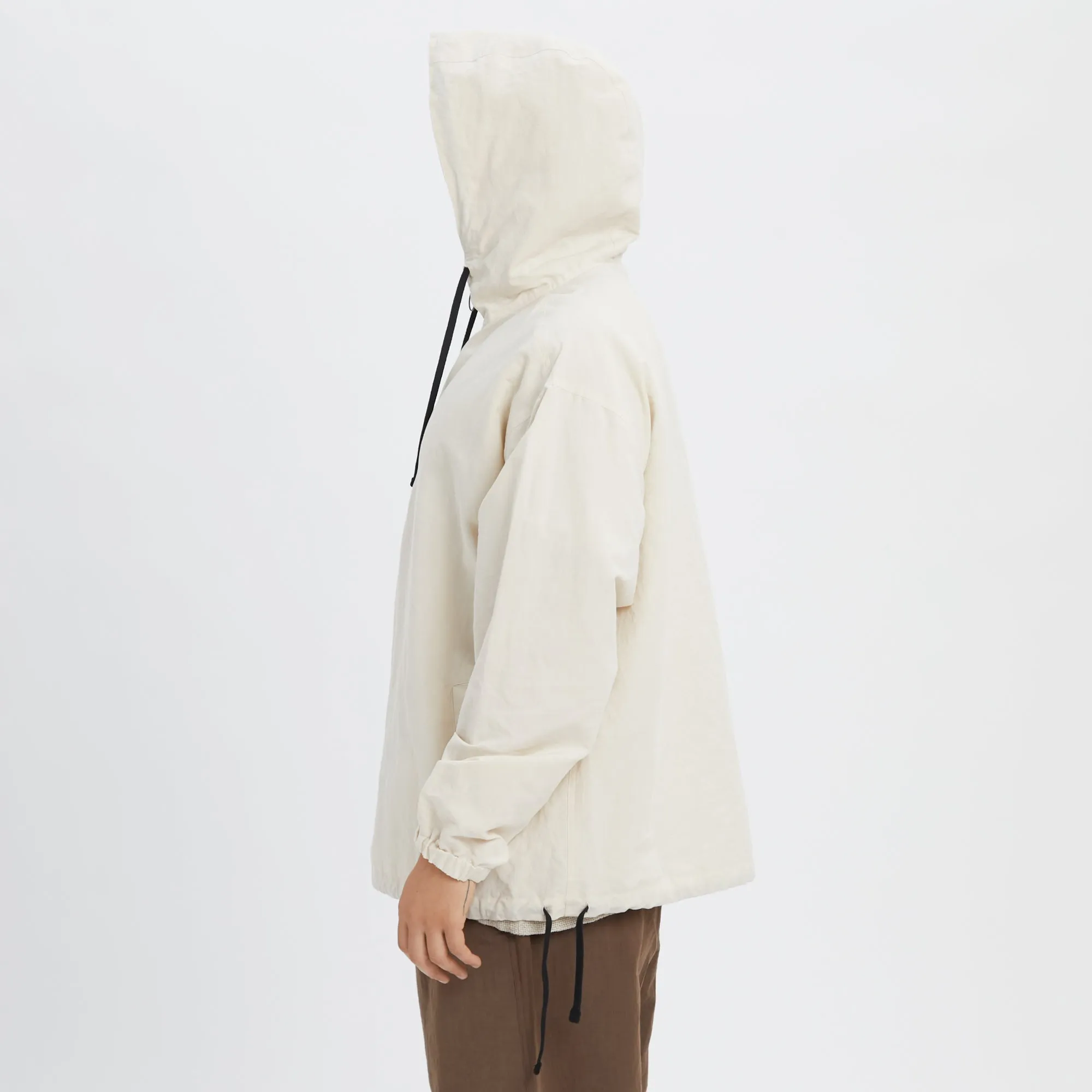 Pod Pullover Jacket - Bone Linen / Cotton sold by S.K. Manor Hill product image thumbnail 4