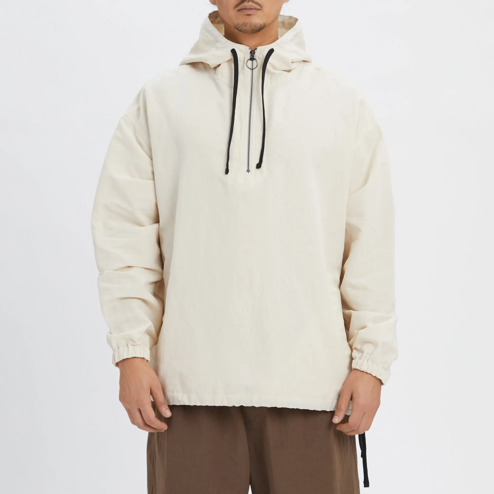 Pod Pullover Jacket - Bone Linen / Cotton sold by S.K. Manor Hill product image thumbnail 3