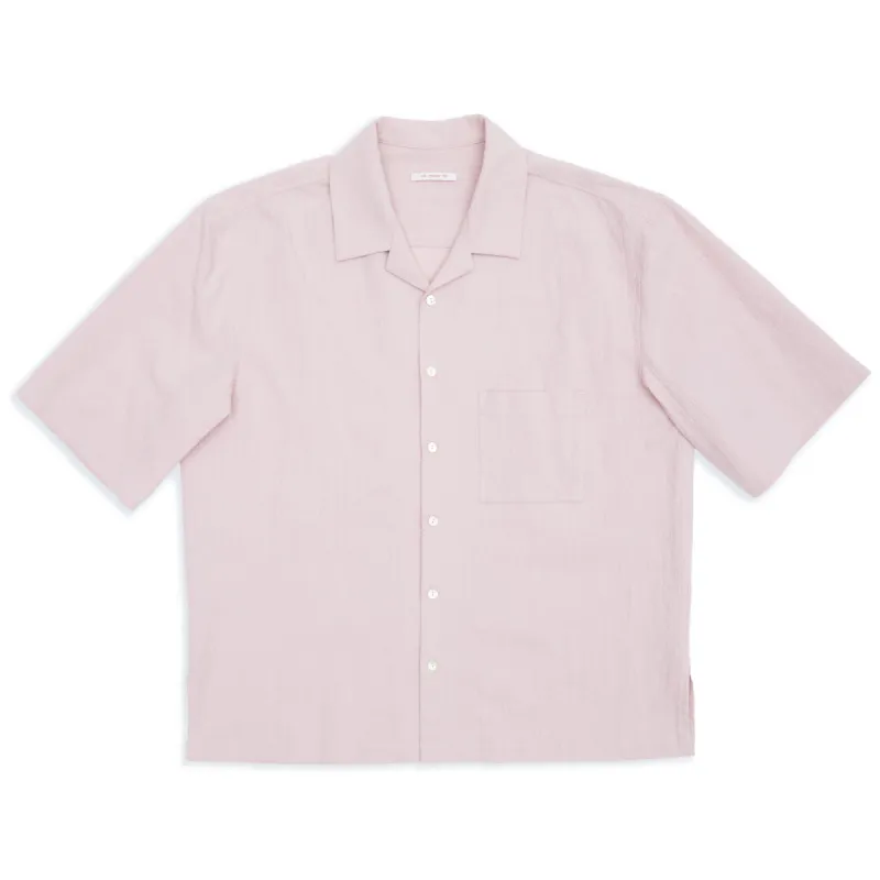Aloha Shirt - Rose Cotton / Linen sold by S.K. Manor Hill