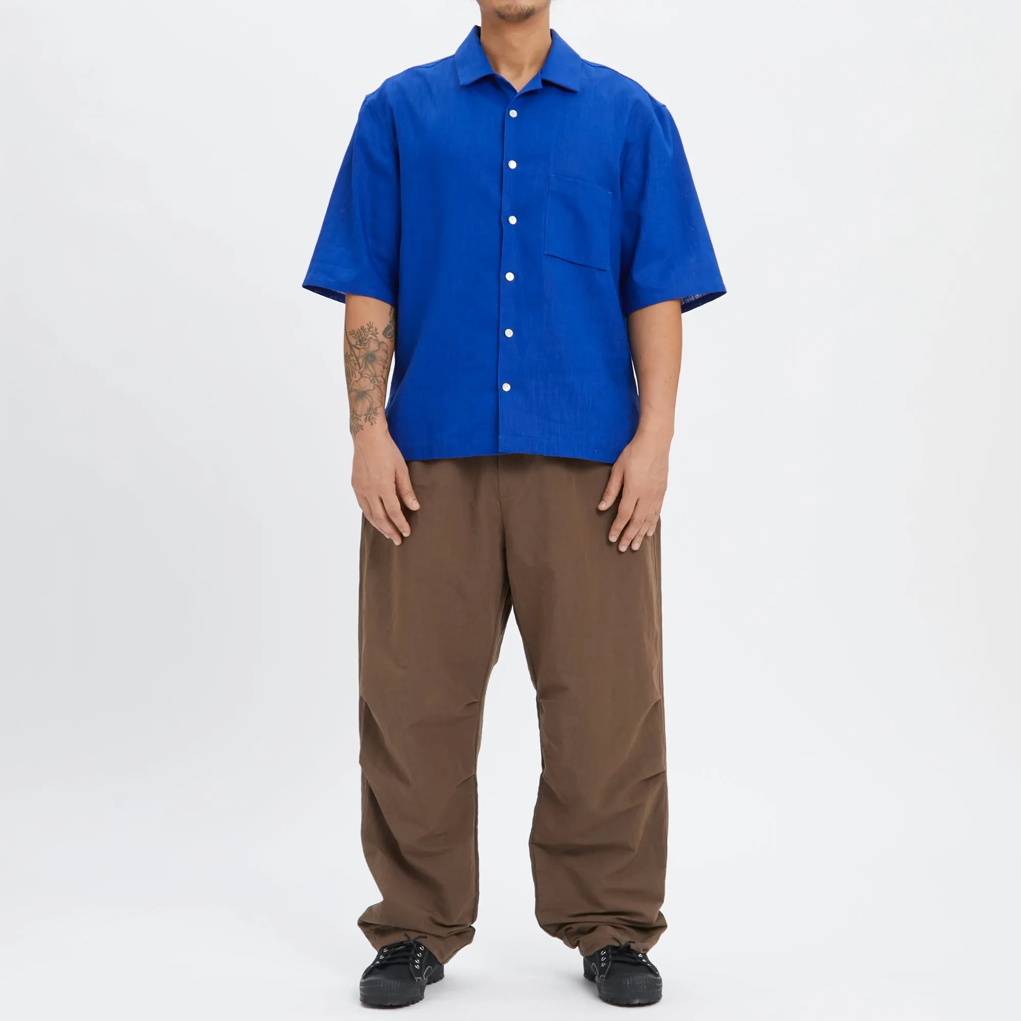 M100 Pant - Brown Linen / Cotton / Nylon sold by S.K. Manor Hill product image thumbnail 2