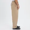Tilt Pant - Tan Puckered Cotton sold by S.K. Manor Hill