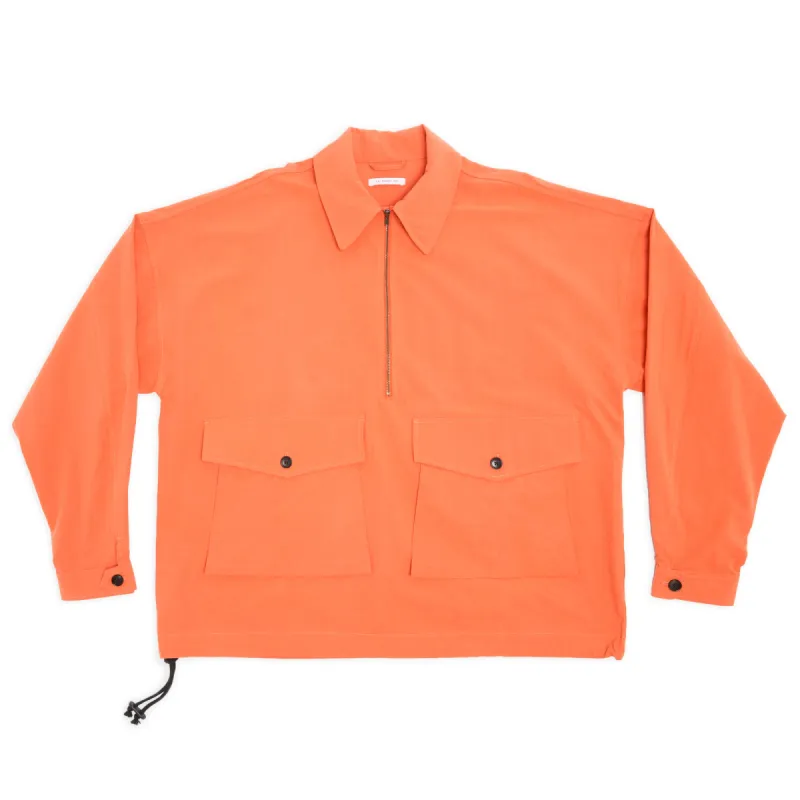 Skiff Pullover Jacket - Orange Cotton sold by S.K. Manor Hill