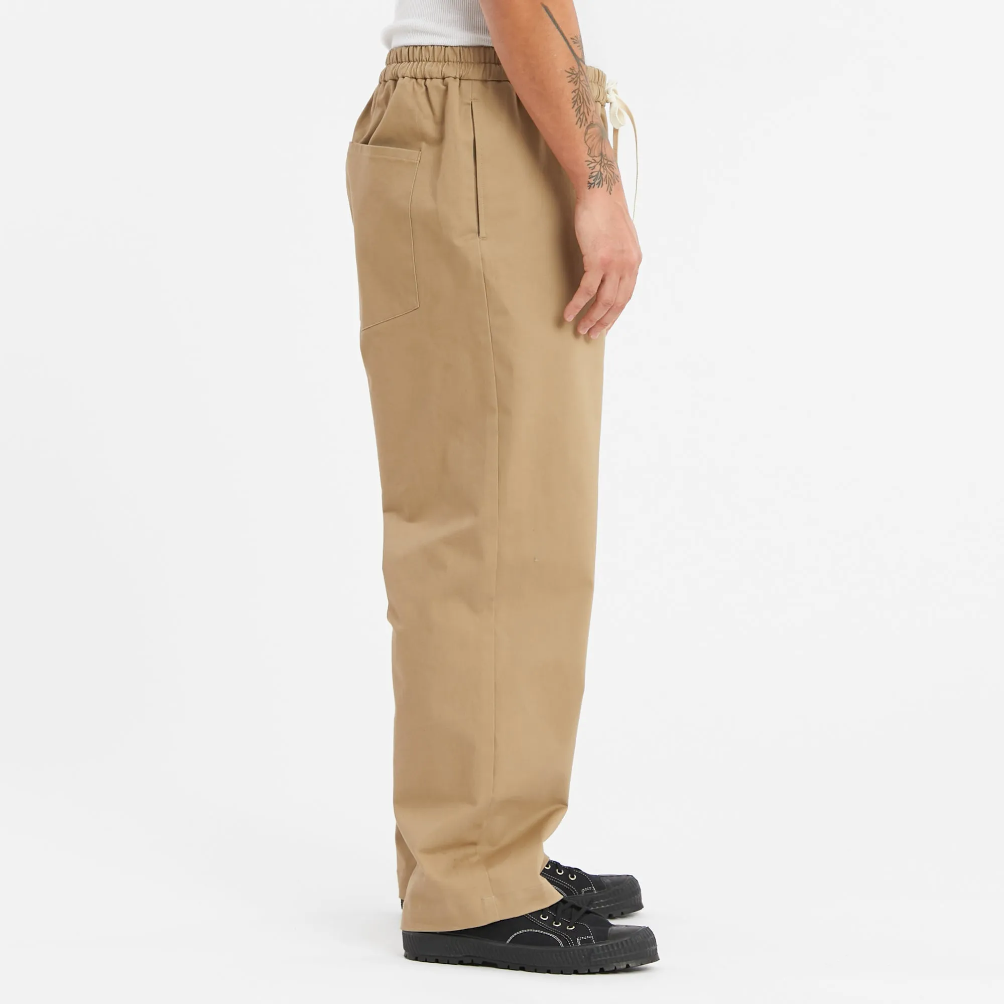 Lodge Pant - Organic Khaki Twill sold by S.K. Manor Hill product image thumbnail 3