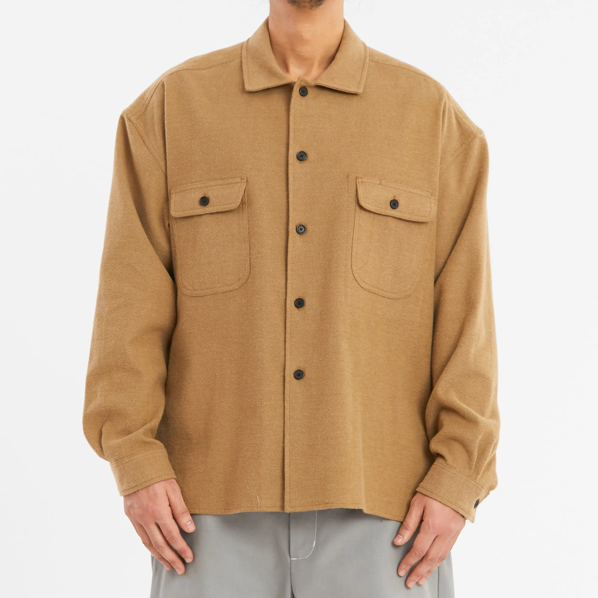Park Shirt/Jacket - Earth Cotton Flannel sold by S.K. Manor Hill product image thumbnail 3