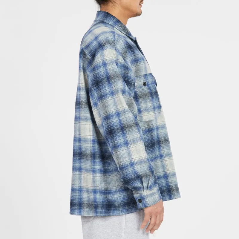Park Shirt/Jacket - Blue Plaid Flannel sold by S.K. Manor Hill product image thumbnail 4