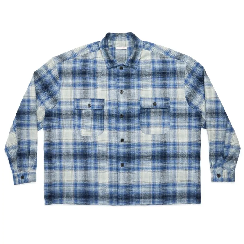 Park Shirt/Jacket - Blue Plaid Flannel sold by S.K. Manor Hill
