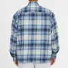 Park Shirt/Jacket - Blue Plaid Flannel sold by S.K. Manor Hill