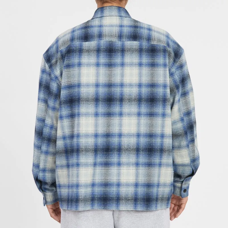 Park Shirt/Jacket - Blue Plaid Flannel sold by S.K. Manor Hill product image thumbnail 5