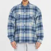 Park Shirt/Jacket - Blue Plaid Flannel sold by S.K. Manor Hill