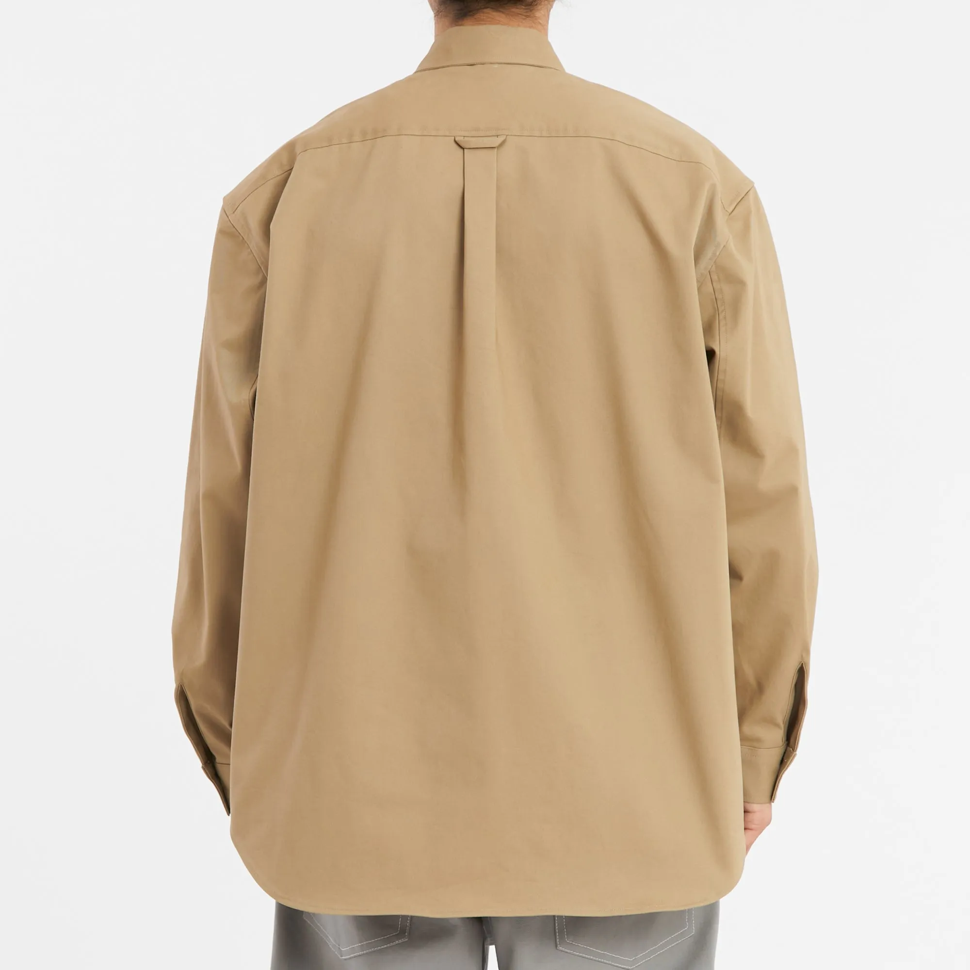 Savant Shirt - Organic Cotton Khaki Twill sold by S.K. Manor Hill product image thumbnail 5