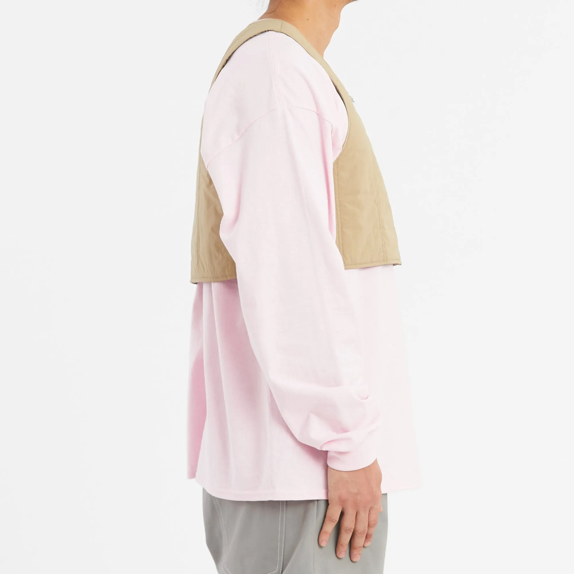 Kit Vest - Tan Quilted Recycled Nylon WR sold by S.K. Manor Hill product image thumbnail 4