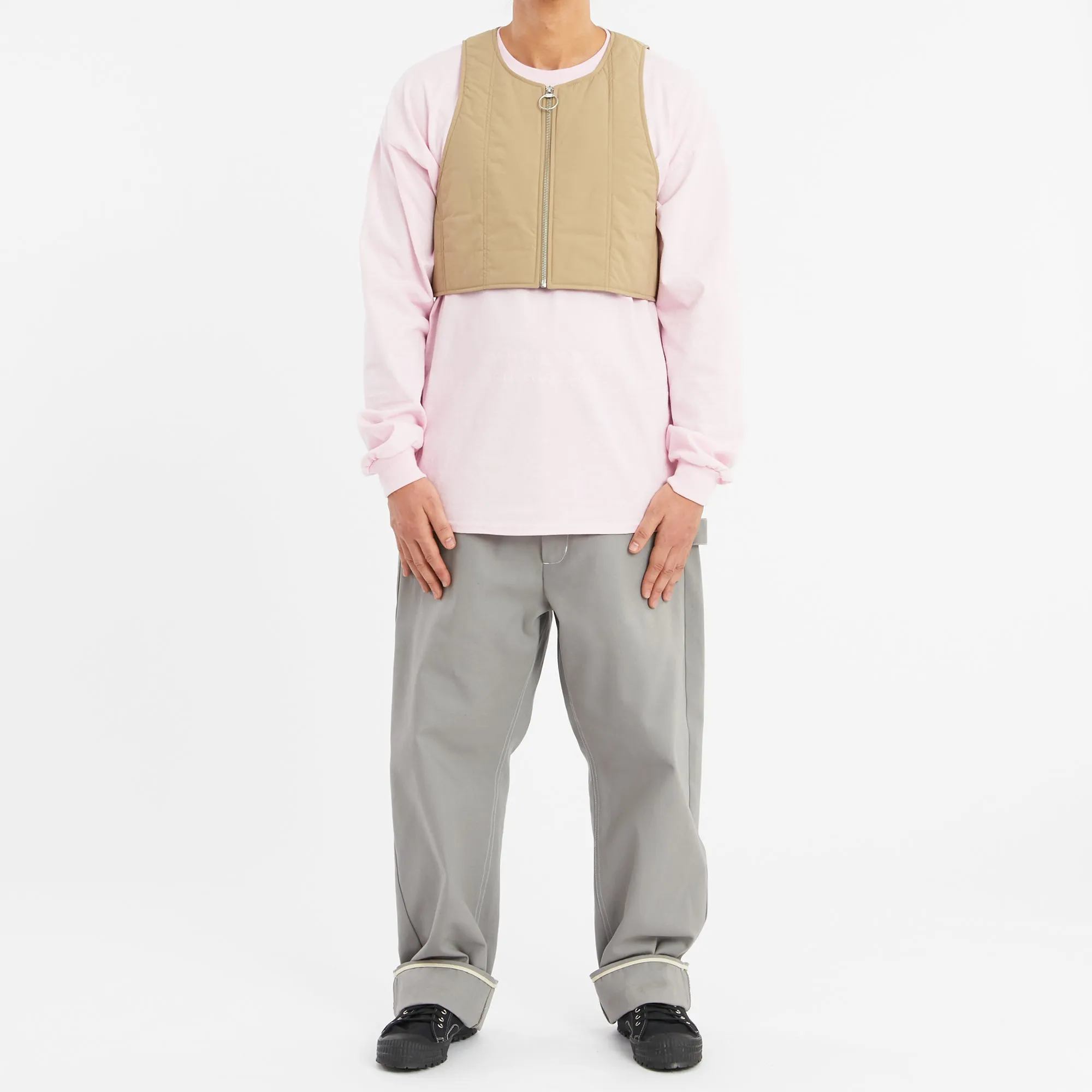 Kit Vest - Tan Quilted Recycled Nylon WR sold by S.K. Manor Hill product image thumbnail 2