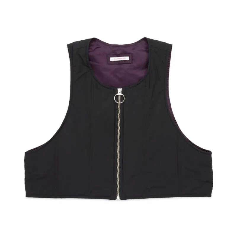 Kit Vest - Black Quilted Recycled Nylon WR sold by S.K. Manor Hill