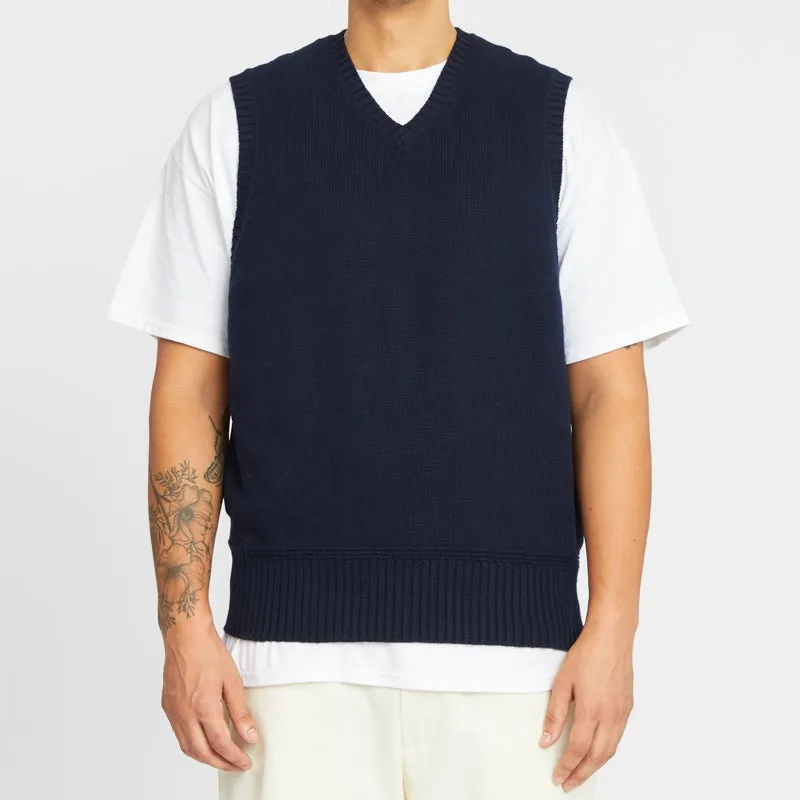 Sweater Vest - Navy Cotton sold by S.K. Manor Hill product image thumbnail 3