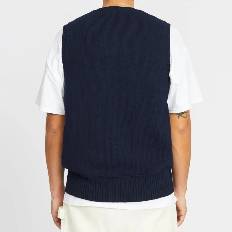 Sweater Vest - Navy Cotton sold by S.K. Manor Hill product image thumbnail 5