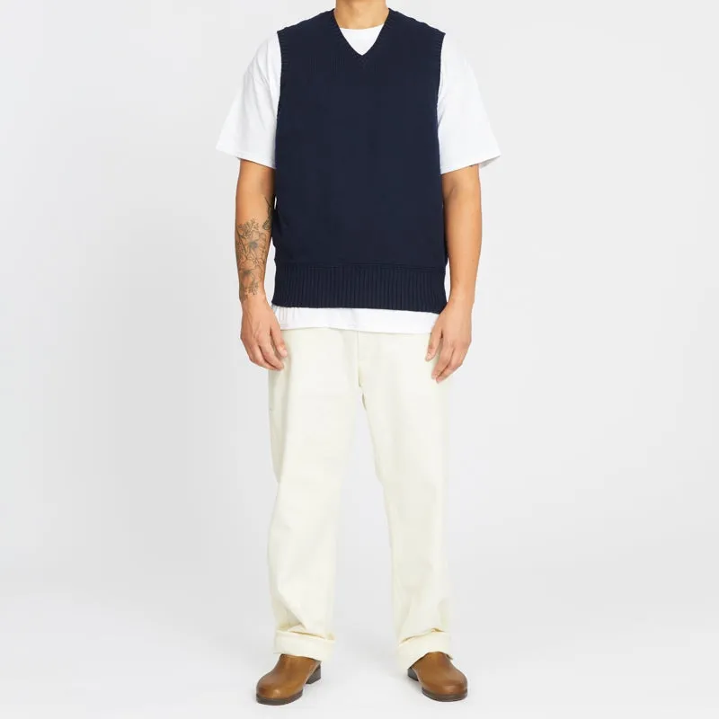 Sweater Vest - Navy Cotton sold by S.K. Manor Hill product image thumbnail 2