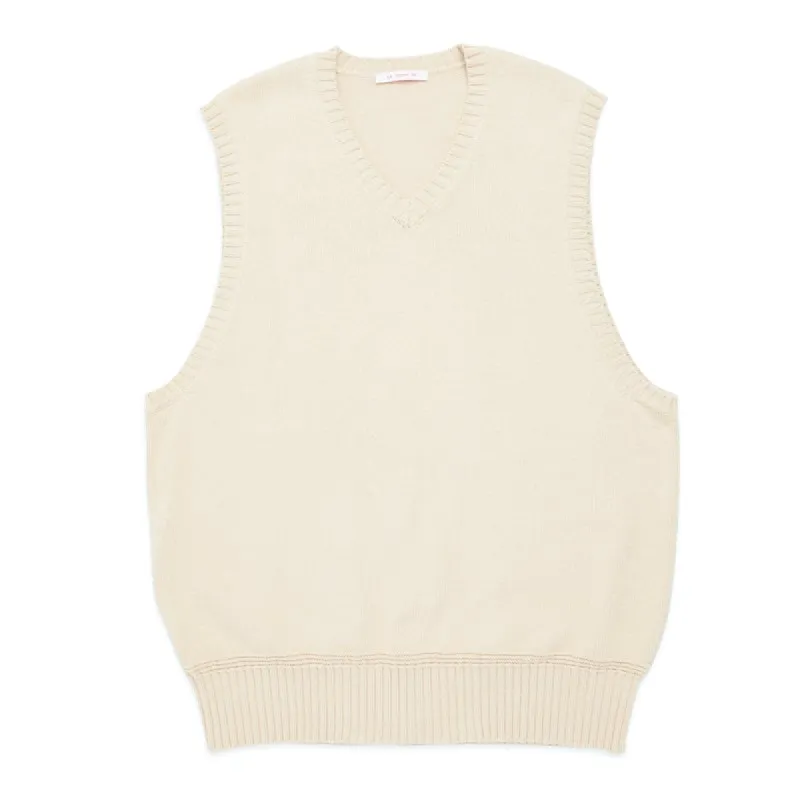 Sweater Vest - Cream Cotton sold by S.K. Manor Hill