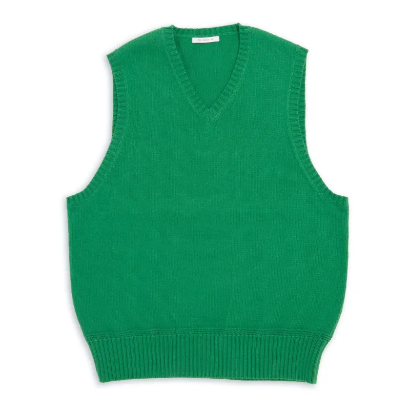 Sweater Vest - Kelly Green Cotton sold by S.K. Manor Hill