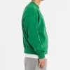 Wharf Sweater - Kelly Green Cotton sold by S.K. Manor Hill