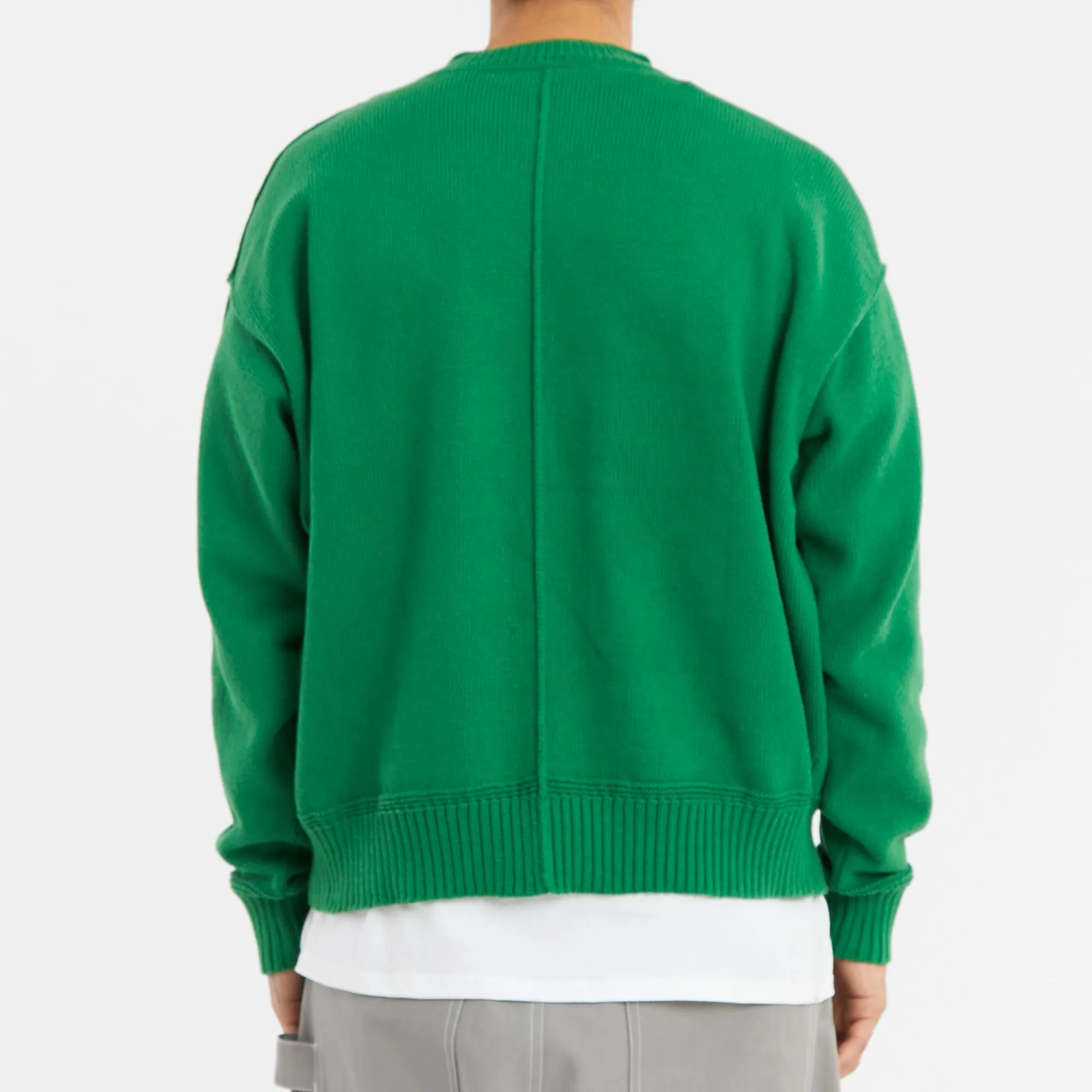 Wharf Sweater - Kelly Green Cotton sold by S.K. Manor Hill product image thumbnail 5