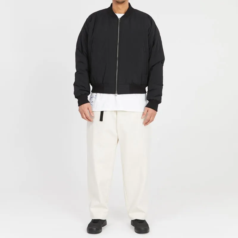 Reversible Bomber Jacket - Black Quilted Recycled Nylon WR sold by S.K. Manor Hill product image thumbnail 2