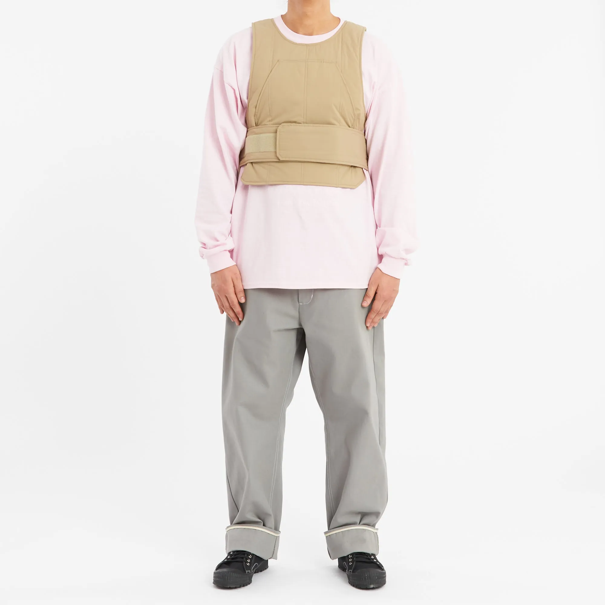 BP Vest - Tan Quilted Recycled Nylon WR sold by S.K. Manor Hill product image thumbnail 2