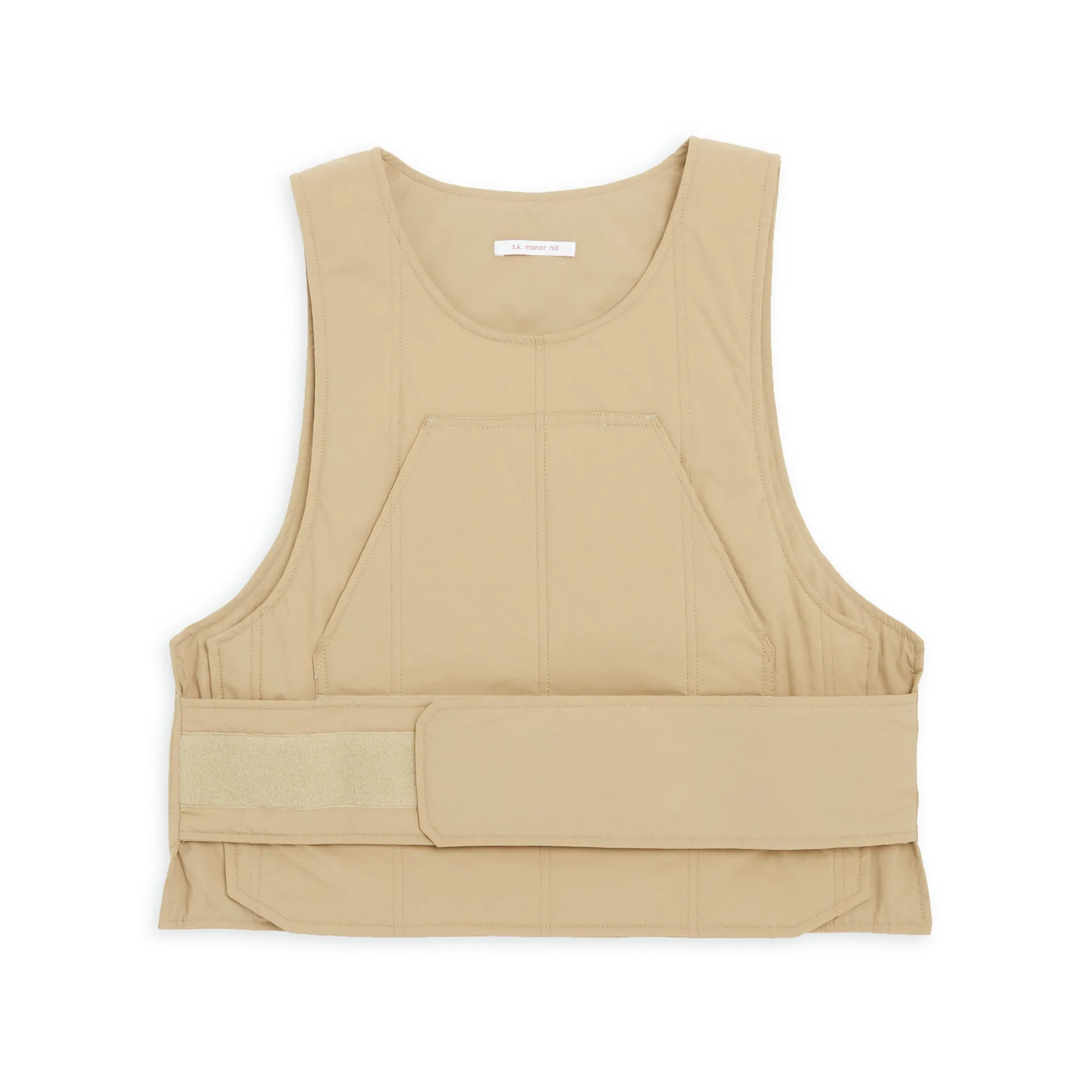BP Vest - Tan Quilted Recycled Nylon WR sold by S.K. Manor Hill