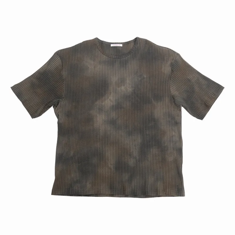 Short Sleeve Ribbed T-shirt - Grey Tie-Dye sold by S.K. Manor Hill