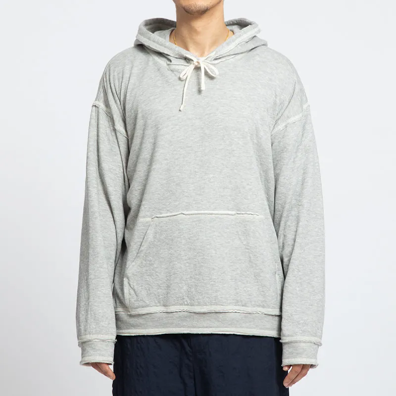 Raw Edge Big Game Hoodie - Heather Grey sold by S.K. Manor Hill