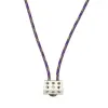 Large Hex Sterling Silver Necklace sold by S.K. Manor Hill