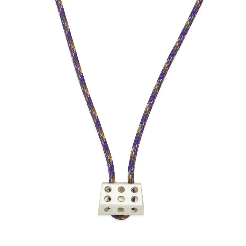 Large Hex Sterling Silver Necklace sold by S.K. Manor Hill product image thumbnail 4