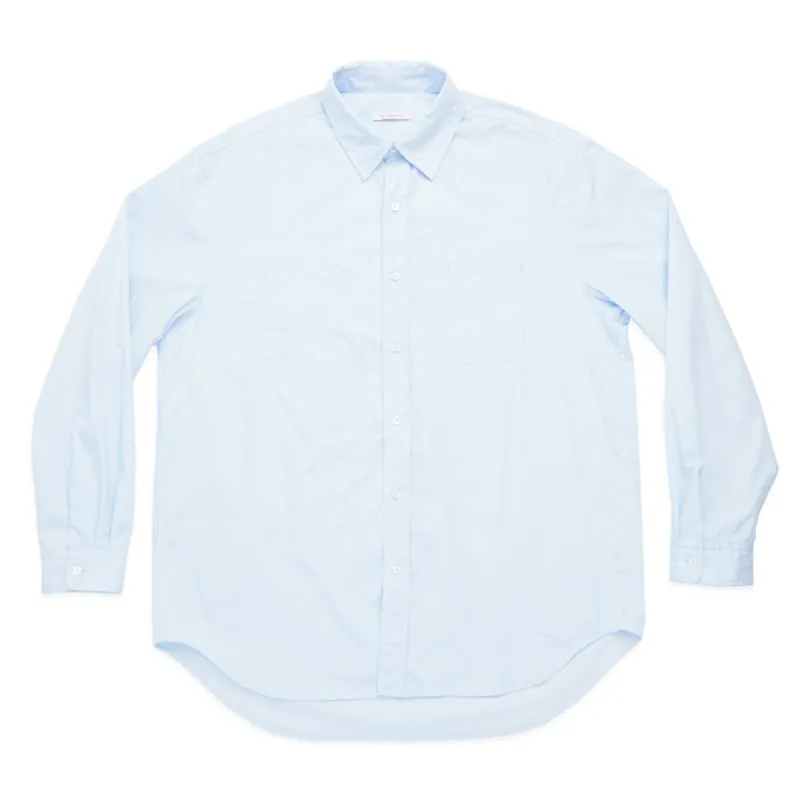Dexter Shirt - Light Blue Lux Cotton Poplin sold by S.K. Manor Hill