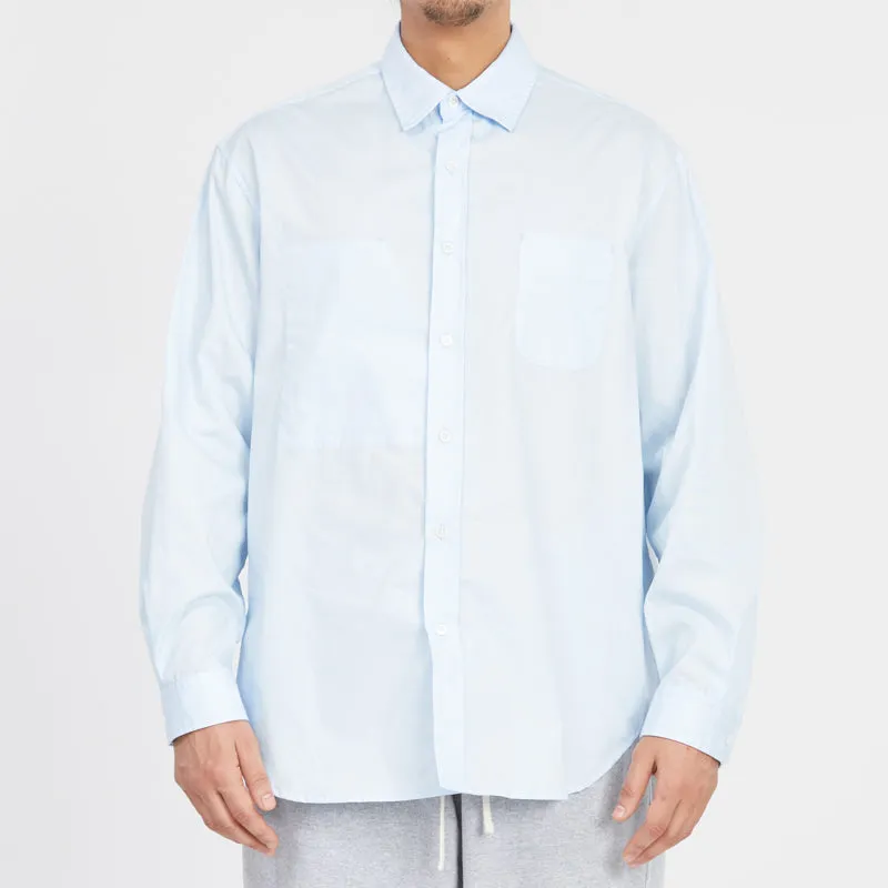 Dexter Shirt - Light Blue Lux Cotton Poplin sold by S.K. Manor Hill product image thumbnail 3