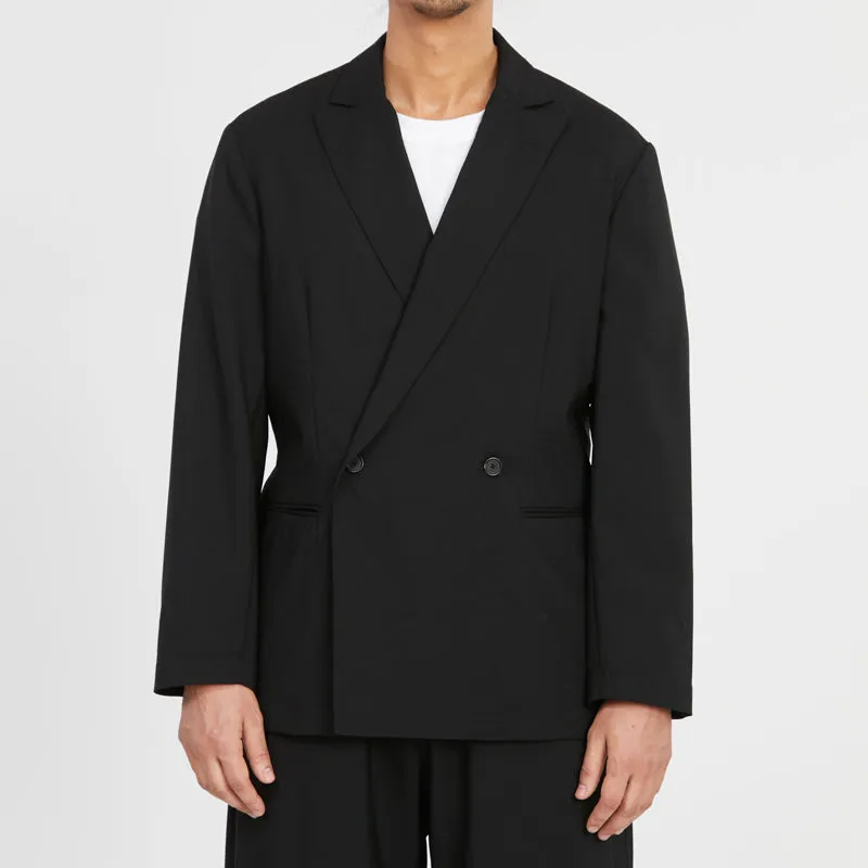 Darwin Blazer - Black Tropical Wool sold by S.K. Manor Hill product image thumbnail 3