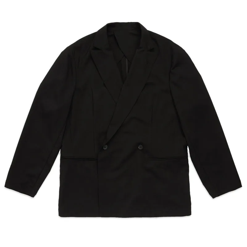Darwin Blazer - Black Tropical Wool sold by S.K. Manor Hill
