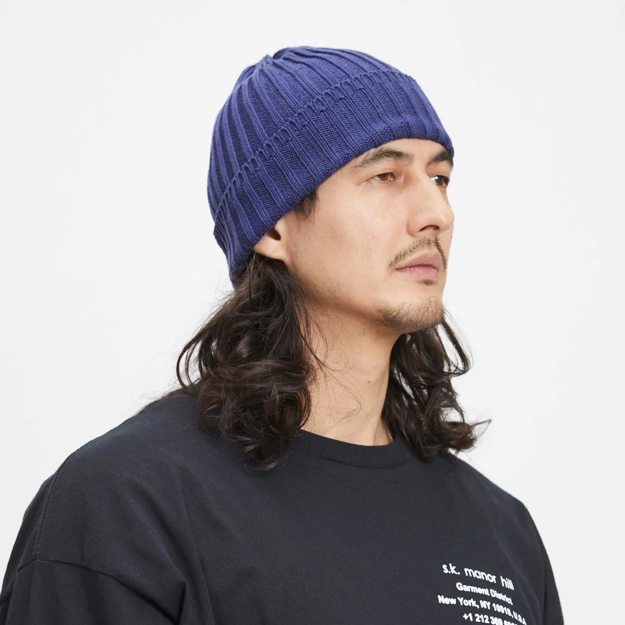 Watch Cap II - Navy Cotton sold by S.K. Manor Hill product image thumbnail 4