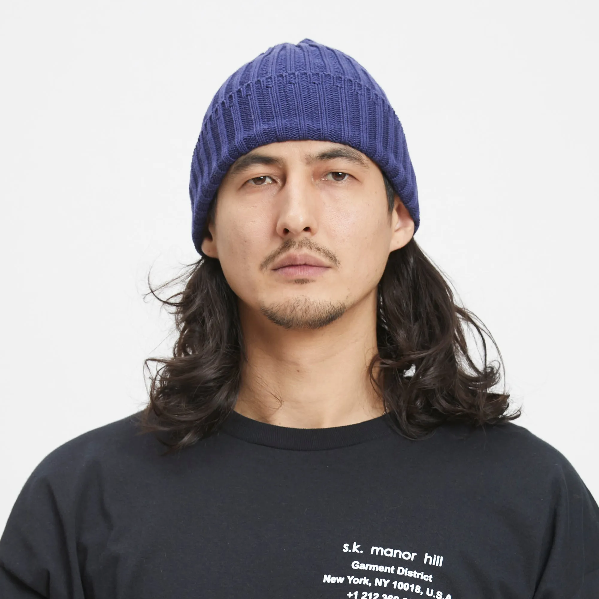 Watch Cap II - Navy Cotton sold by S.K. Manor Hill product image thumbnail 3